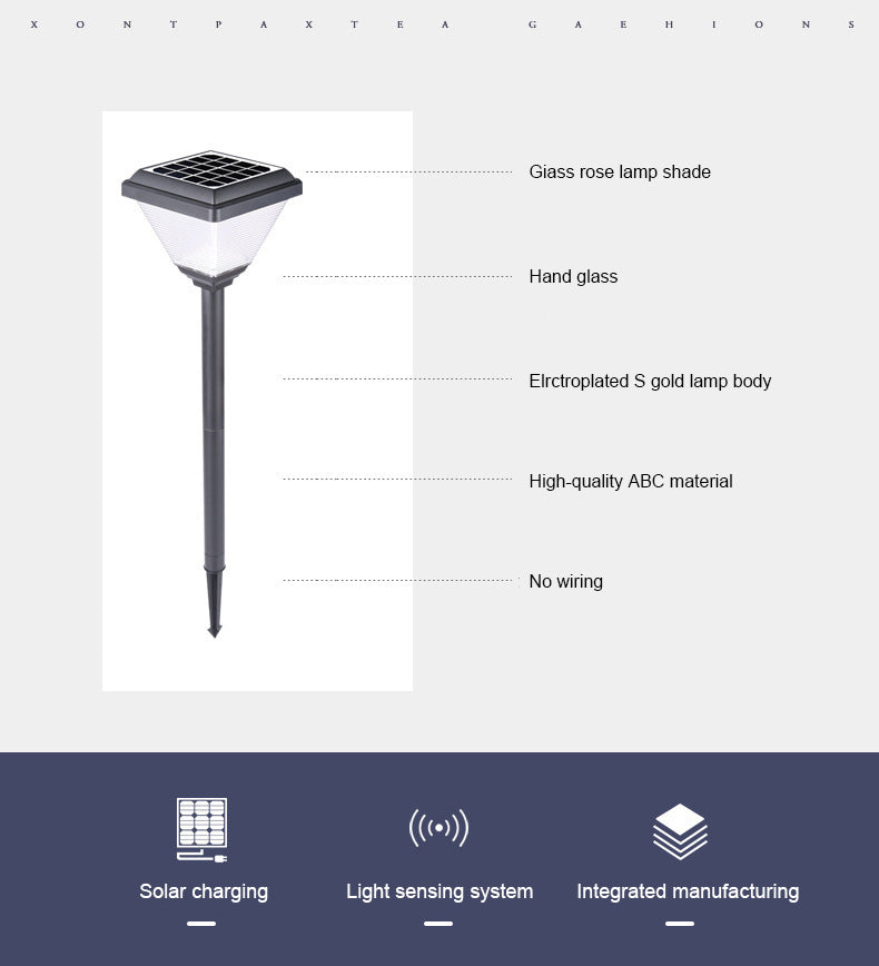 Solar Lawn Lamp