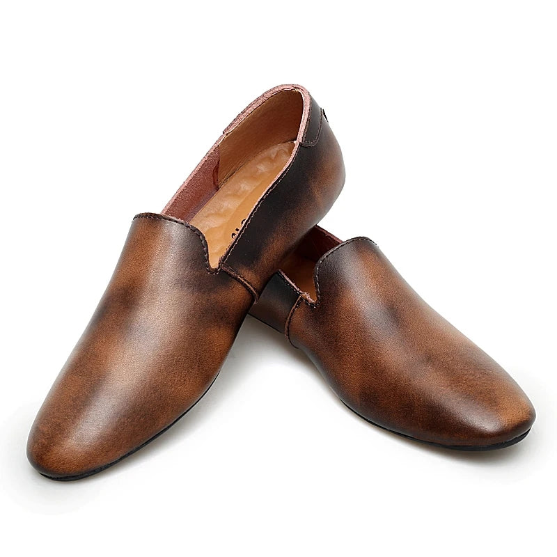 Men Leather Flats