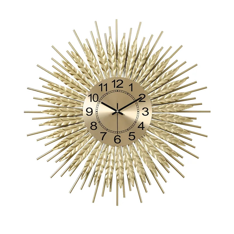 Creative Wheatgrass Wall Clock