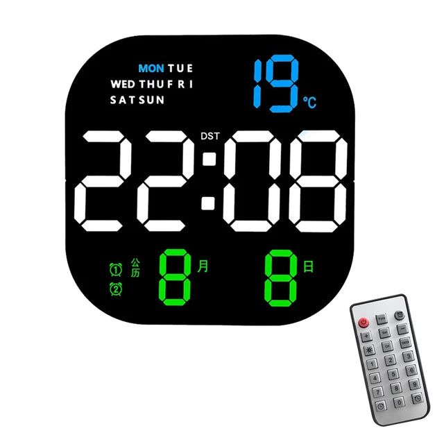 Modern Digital Wall Clock