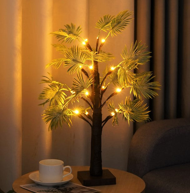 Palm Leaf Table Lamp