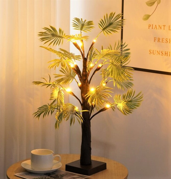 Palm Leaf Table Lamp